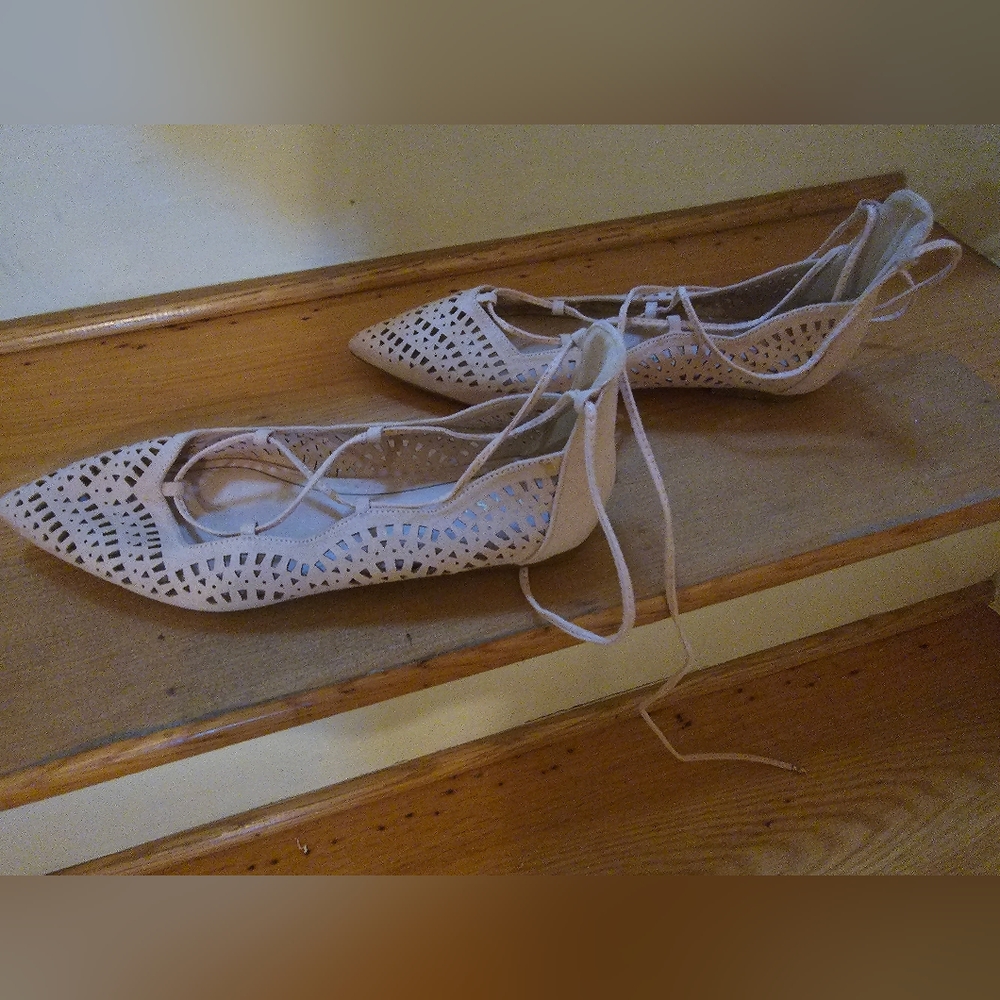 Top shop flats 7.5/38 size Nude color